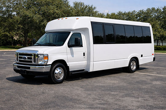 18-passenger minibus available for charter in Menlo Park, CA